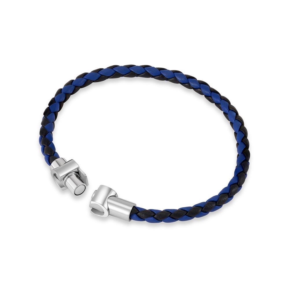 Cerruti 1881 Black & Blue Braided Bracelet CIAGB0015204