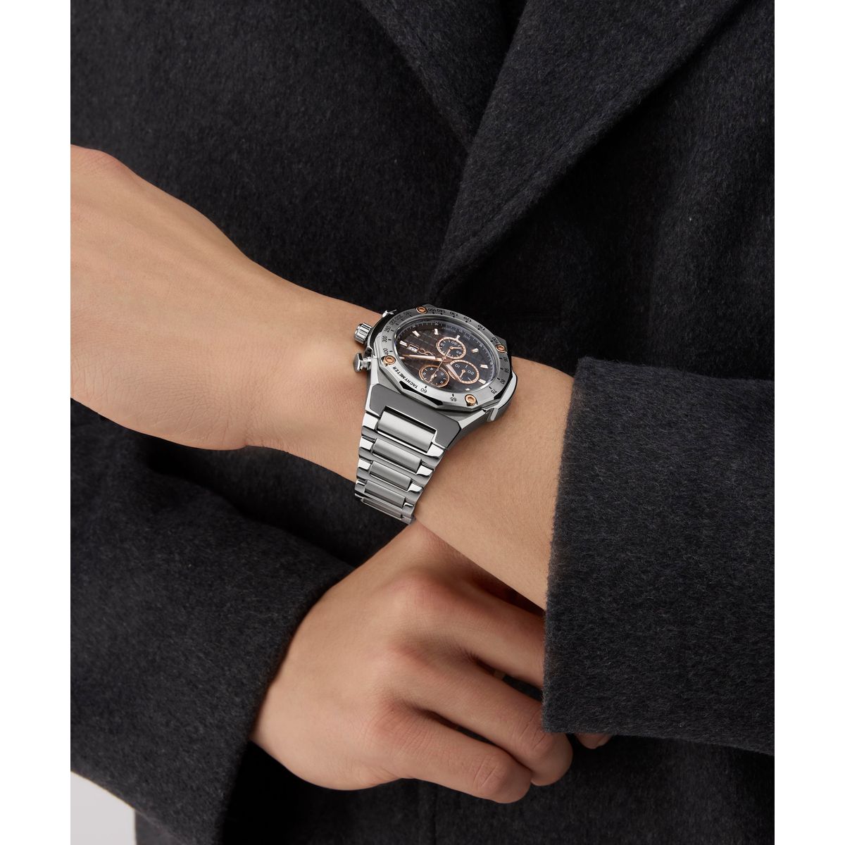 Gc Idol Sport Chrono Metal Men Watch Silver Stainless Steel Bracelet Z68002G2