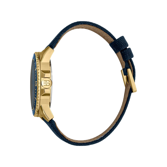 Esprit Men's Blue Dial Blue Nylon ES1G303L0045