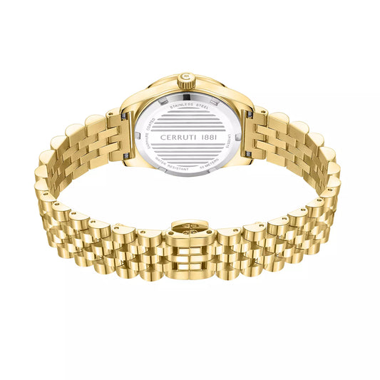 CERRUTI 1881 Ladies Watch Baccio Gold Stainless Steel Bracelet