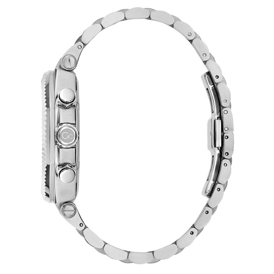 Gc Atlas Chrono Metal Men Watch Silver Stainless Steel Bracelet Z66001G2
