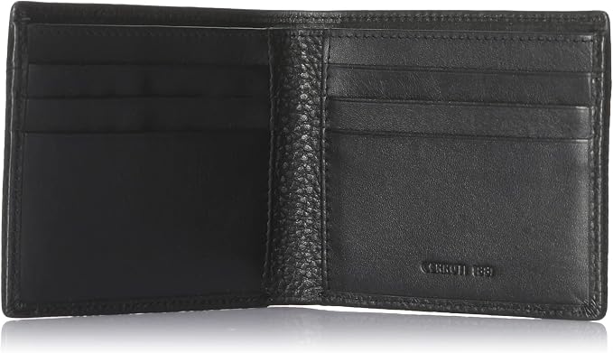 Cerruti 1881 Julian Wallet CEPU05544M Black Calf Leather 11x9 cm