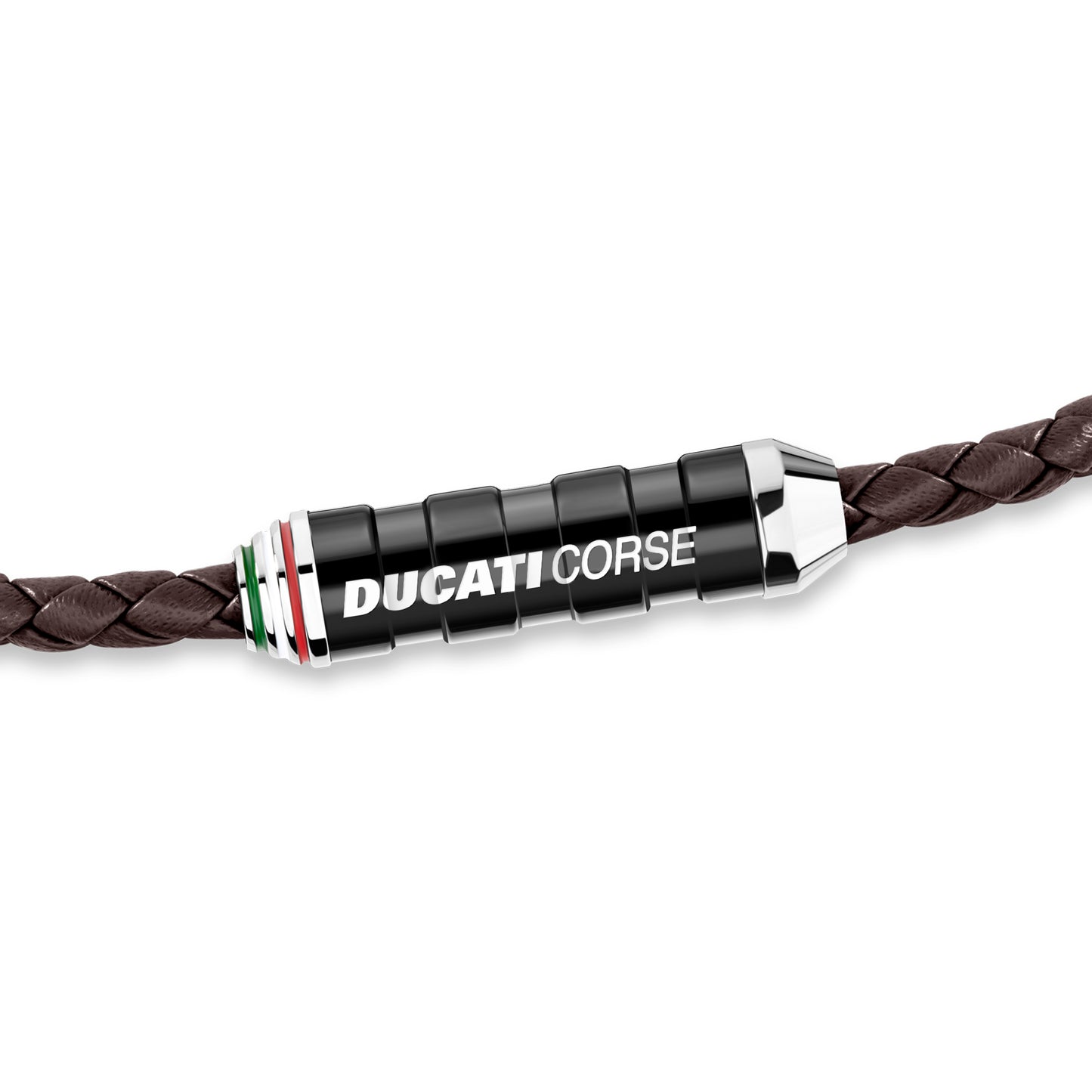 Ducati DTAGB2137210 Magnete Pelle Brown Leather Bracelet