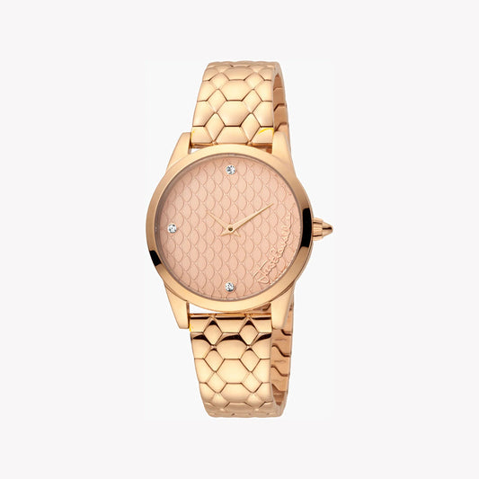 Just Cavalli Women's Rose Gold Watch, Elegant Design - JC1L087M0065