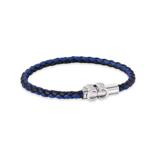 Cerruti 1881 Black & Blue Braided Bracelet CIAGB0015204