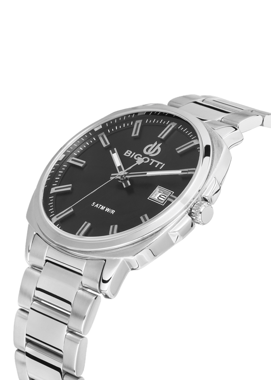 BIGOTTI MILANO Men's Silver Stainless Steel Watch - BG.1.10483-2