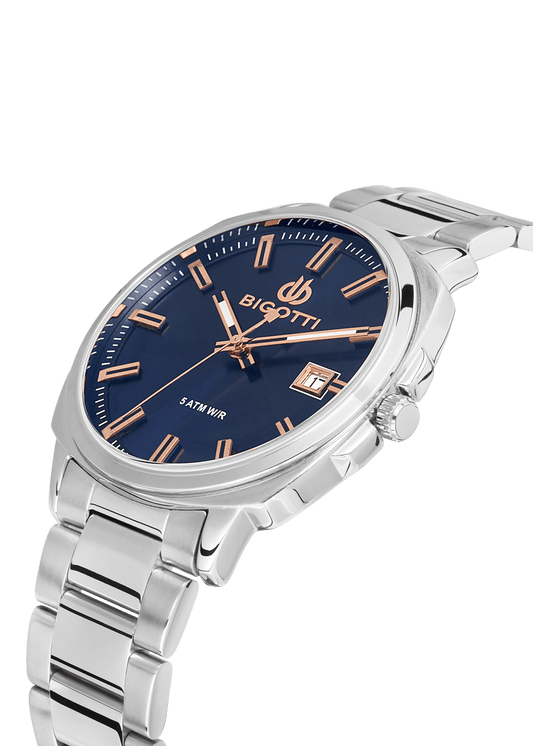BIGOTTI MILANO Men's Silver Stainless Steel Watch - BG.1.10483-3