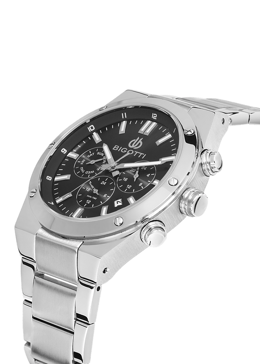 BIGOTTI MILANO Men's Silver Stainless Steel Watch - BG.1.10511-2
