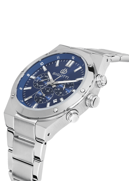 BIGOTTI MILANO Men's Silver Stainless Steel Watch - BG.1.10511-3