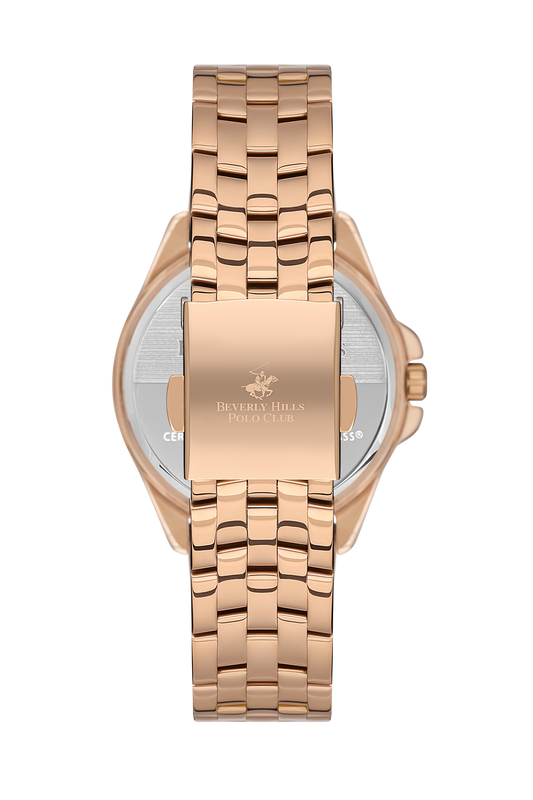 Beverly Hills Polo Club Women's Multi Function Watch BP3572C.430 - Rose Gold