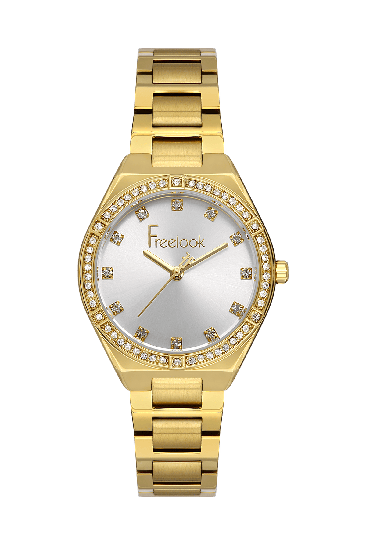 FREELOOK Women's Gold Stainless Steel Watch - FL.1.10398-2
