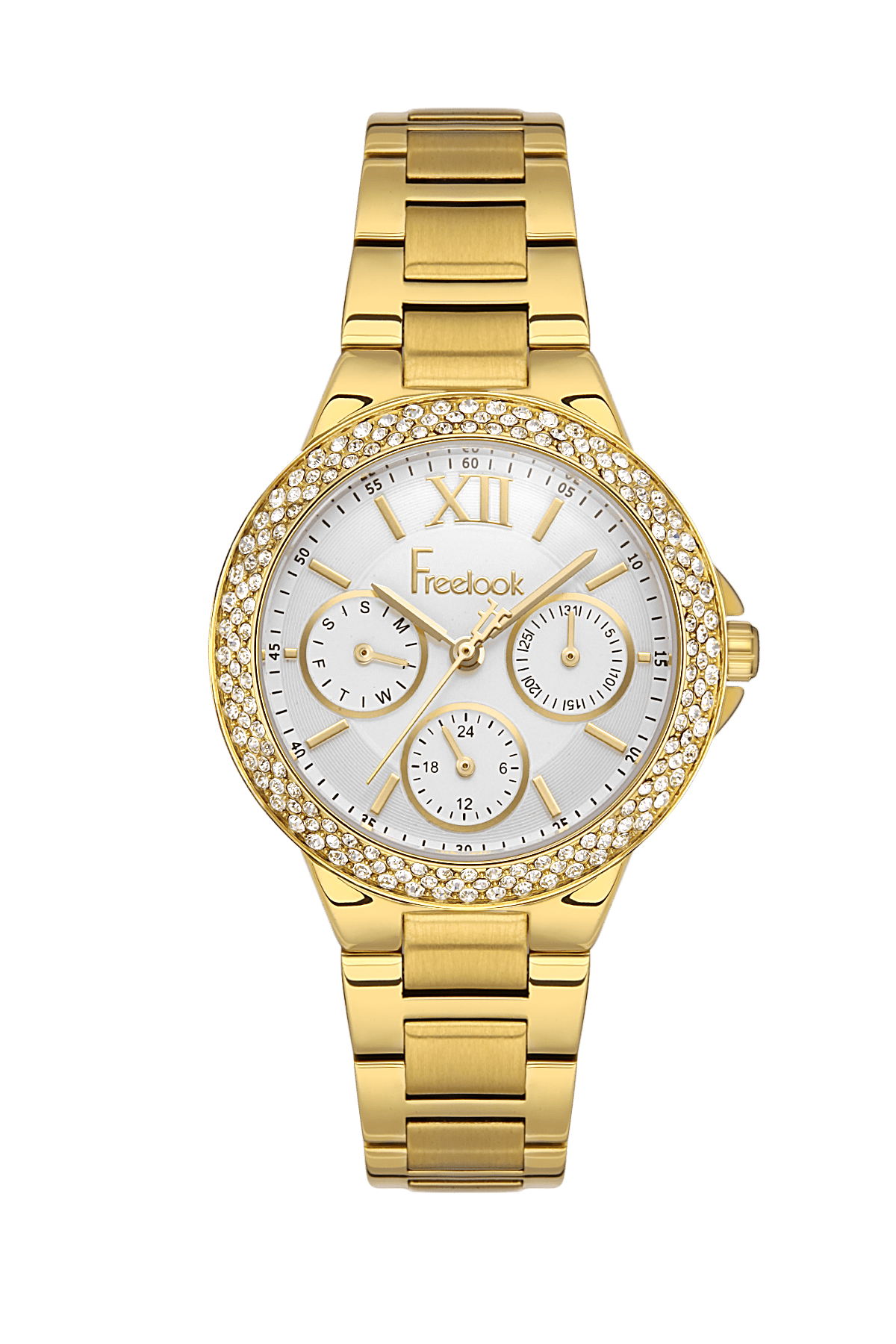 FREELOOK Women's Gold Stainless Steel Watch - FL.1.10401-2