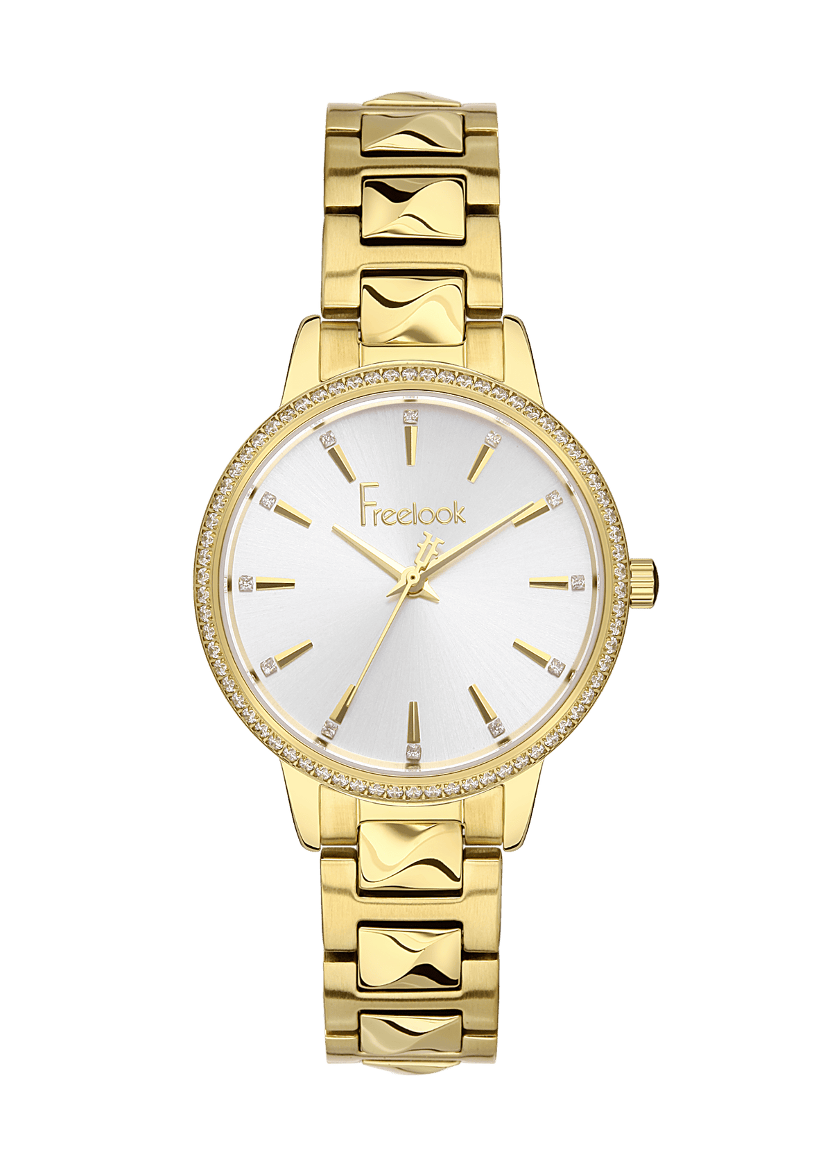 FREELOOK Women's Gold Stainless Steel Watch - FL.1.10404-3