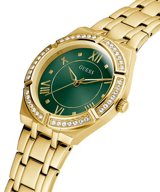GUESS Ladies Gold Tone Analog Watch GW0033L8