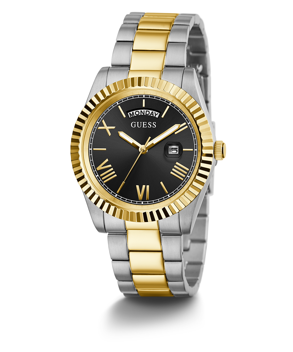 GUESS Men's 42mm Watch - Two Tone Strap GW0265G5
