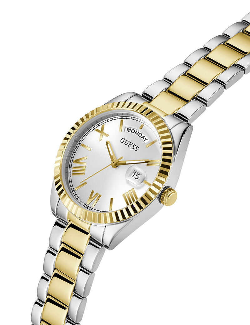 GUESS Ladies 2-Tone Day/Date Watch GW0308L6