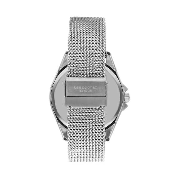 LEE COOPER Men's Green Stainless Steel Mesh Watch - LC07542.370