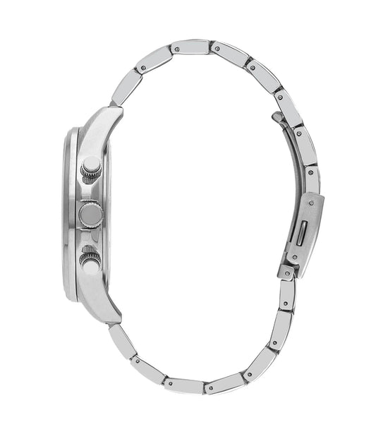 LEE COOPER Men's Silver Stainless Steel Multi Function Watch - LC07817.310