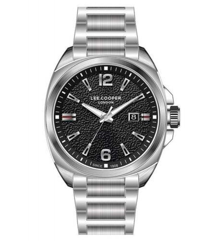 LEE COOPER Men's Silver Stainless Steel Analog Watch - LC07839.350