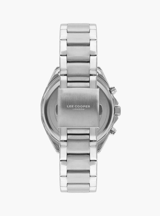 LEE COOPER Men's Silver Stainless Steel Multi Function Watch - LC07847.390