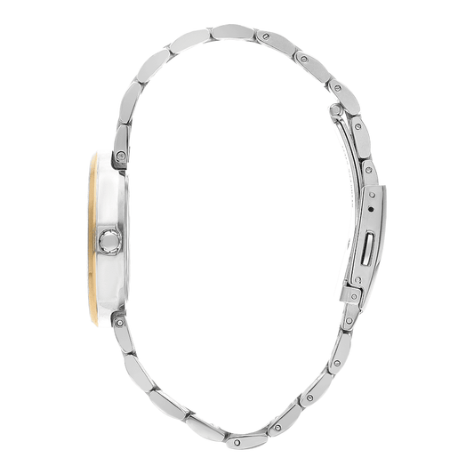 Beverly Hills Polo Club BP3332X.230 - Women's Silver Dial Two-Tone Watch