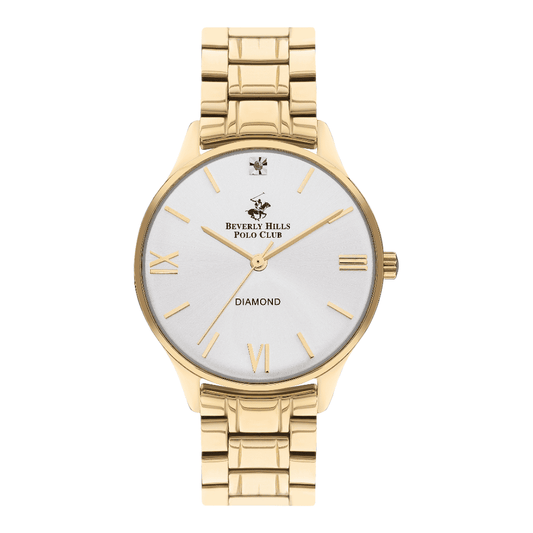 Beverly Hills Polo Club Women's Analog Silver Dial Watch BP3348X.130