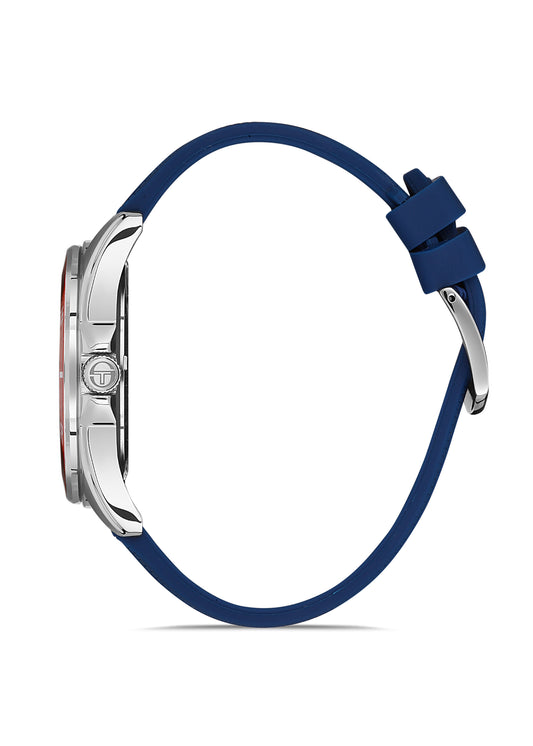 Sergio Tacchini ST.1.10324-2 - Men's Rubber Watch Dark Blue Dial