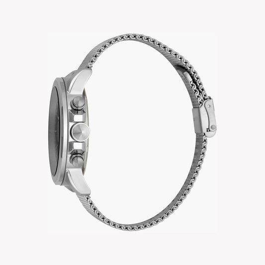 Just Cavalli Men's Silver Watch, Black Dial - JC1G140M0065