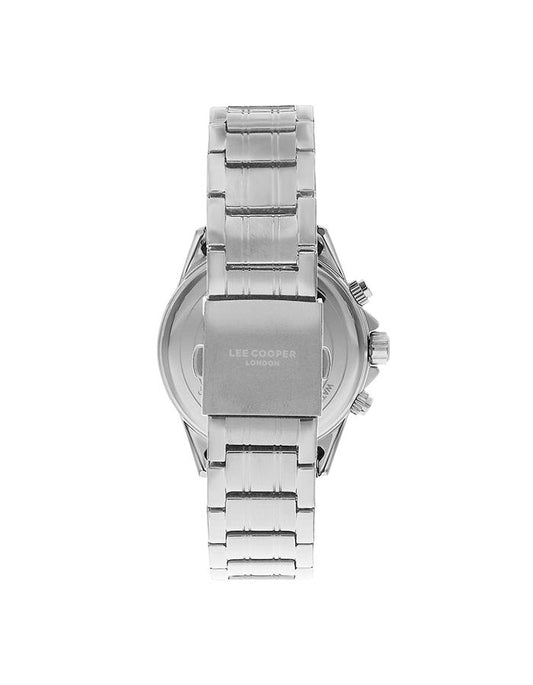 LEE COOPER Men's Silver Stainless Steel Multi Function Watch - LC07529.330