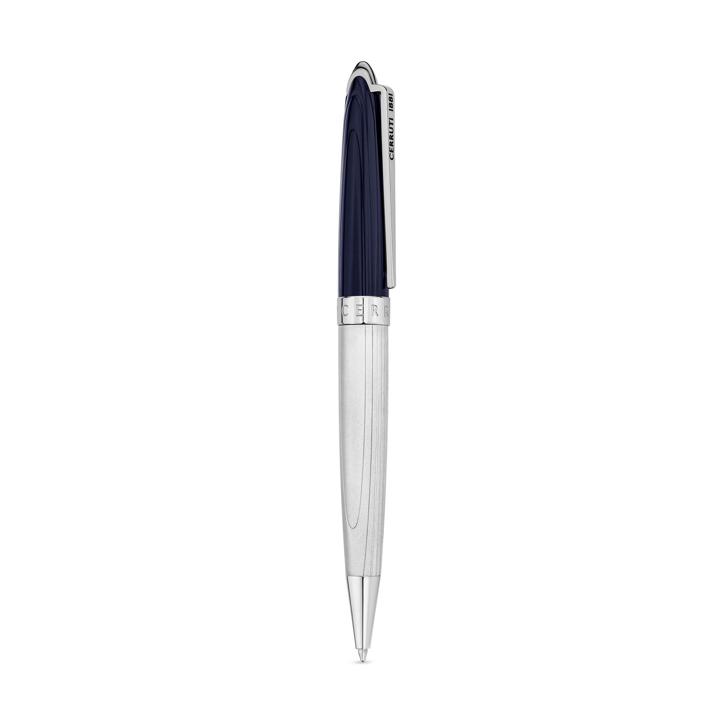 Cerruti1881 Ballpoint Silver & Blue - NSS220701C