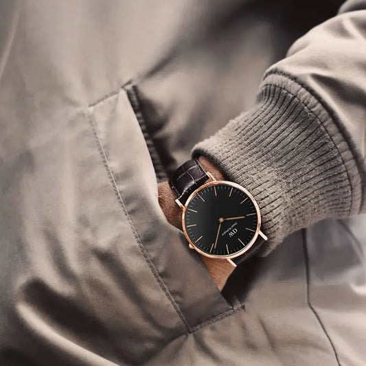 Classic York Black Rose Gold - DW00100128