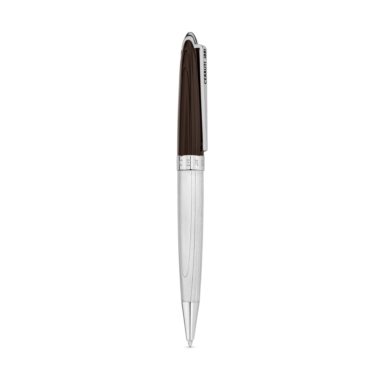 Cerruti1881 Ballpoint Matt Silver & Black - NSS220701B
