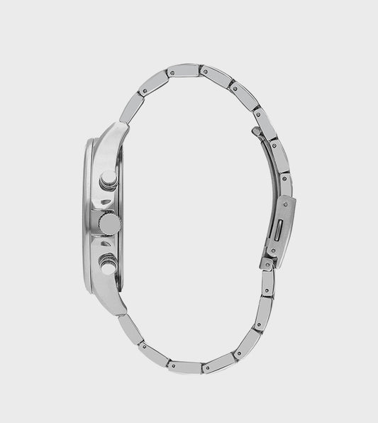 LEE COOPER Men's Silver Stainless Steel Multi Function Watch - LC07802-380