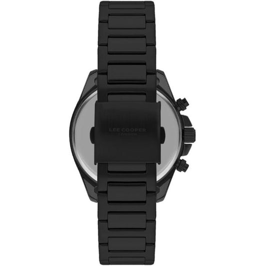 LEE COOPER Men's Black Stainless Steel Multi Function Watch - LC07829.690