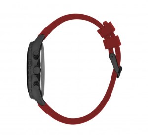 LEE COOPER Men's Red Silicone Multi Function Watch - LC07527.658