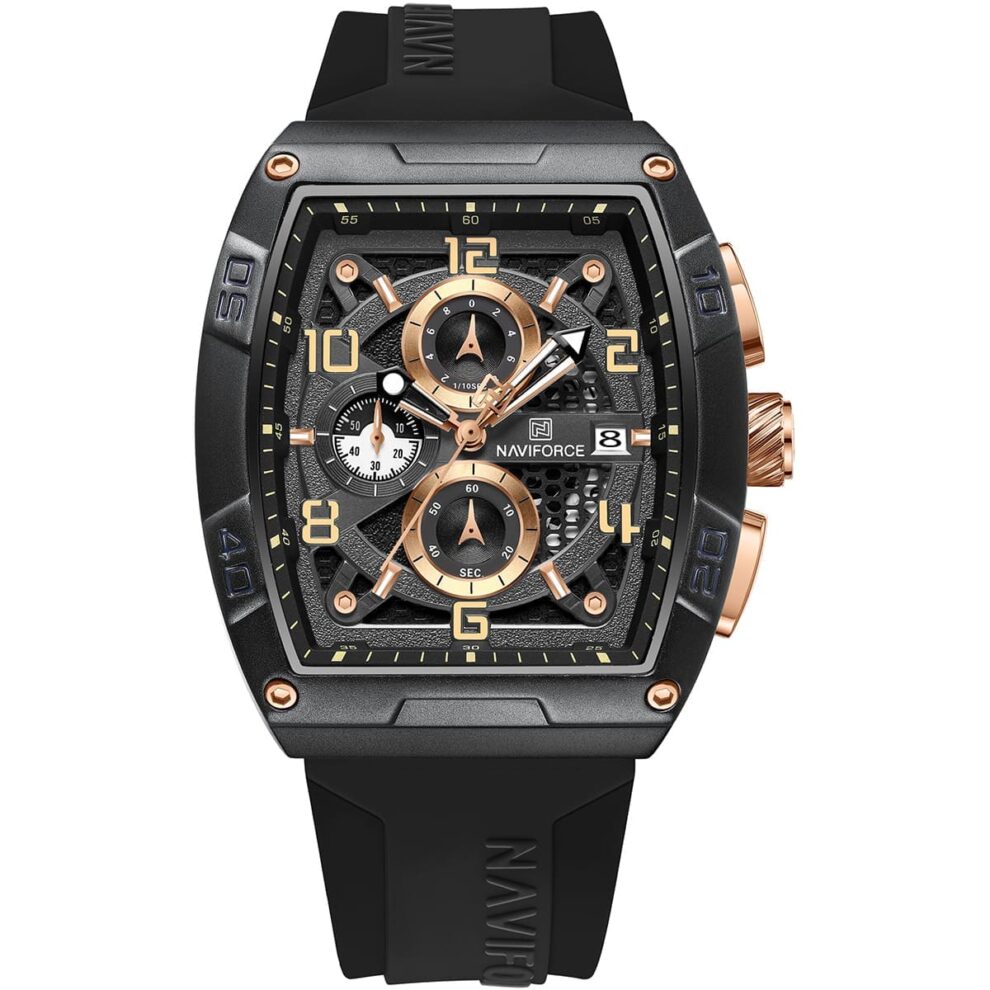 Naviforce Watch Men NF8052-B-RG-B