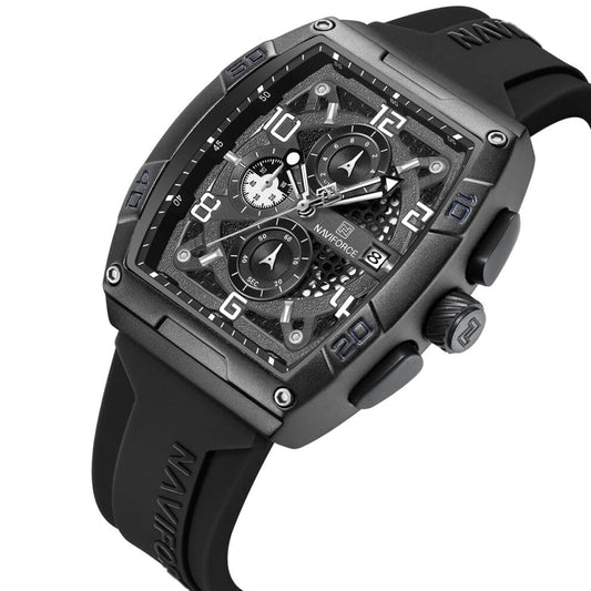 Naviforce Watch Men NF8052-B-W-B