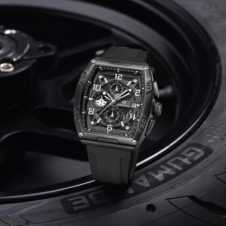 Naviforce Watch Men NF8052-B-W-B