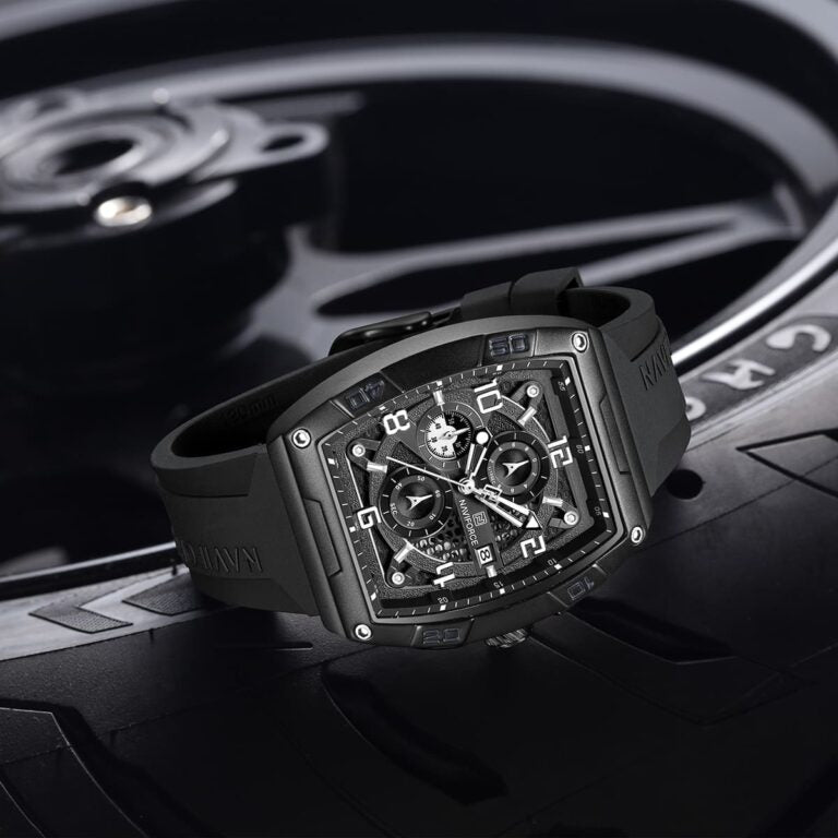 Naviforce Watch Men NF8052-B-W-B
