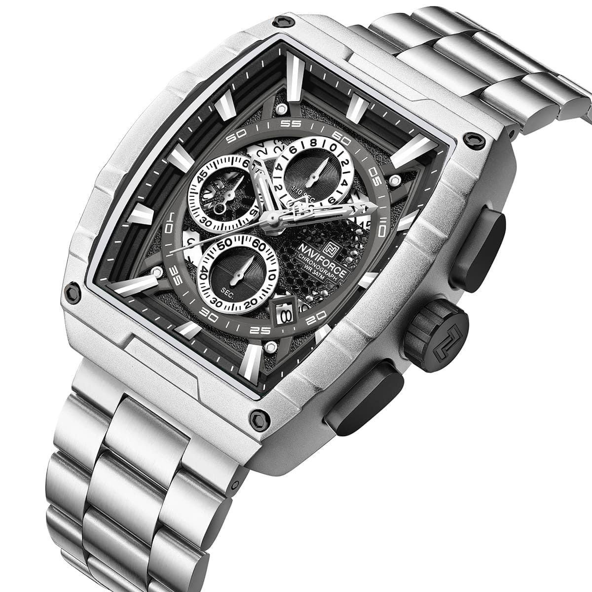 Naviforce Watch Men NF8066-S-B-S