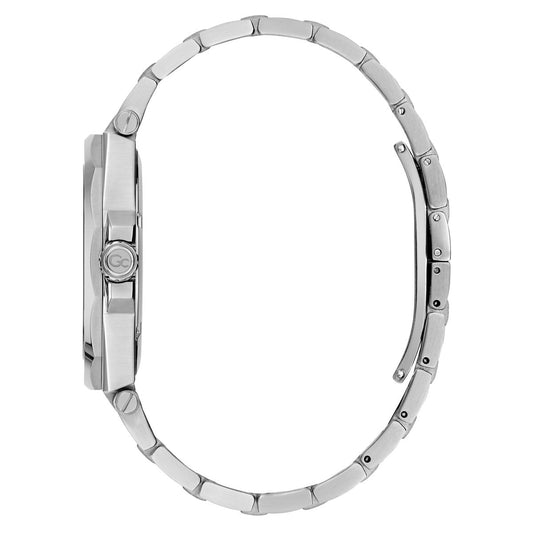 Gc Legacy Sleek Metal Men Watch Blue Dial Silver Stainless Steel Bracelet Z67001G7