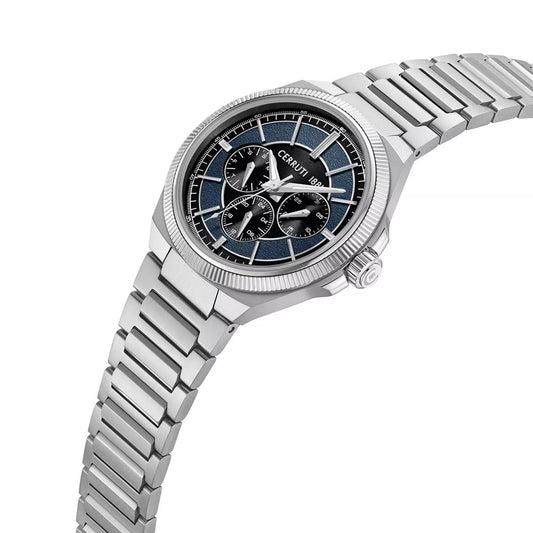 Cerruti 1881 Blue Chrono Steel Watch CIWGK0084502