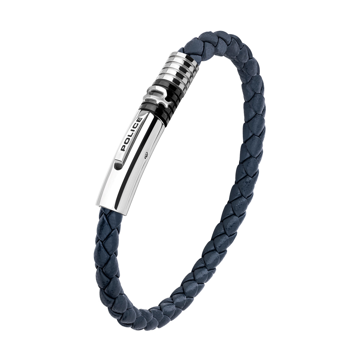 POLICE Bracelet PJ.26430BLN/03 - Black Leather BLN