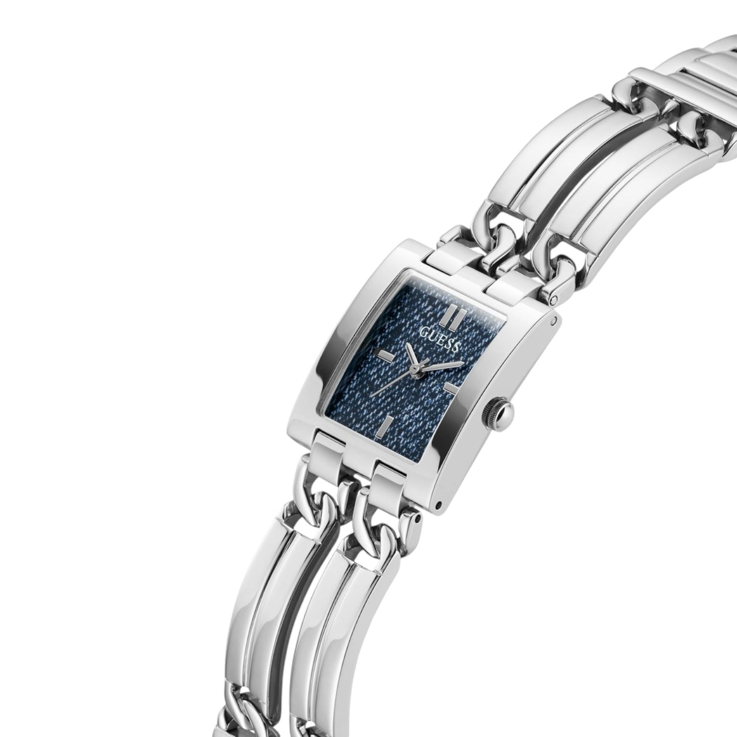 GUESS Ladies Silver Tone Analog Watch GW0807L1