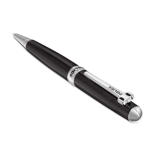 POLICE - Ball Point Pen For Men Black & Silver Color - PERGR0002603