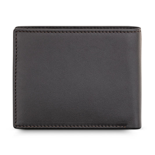 POLICE MEN WALLET GENUINE CALF LEATHER BROWN