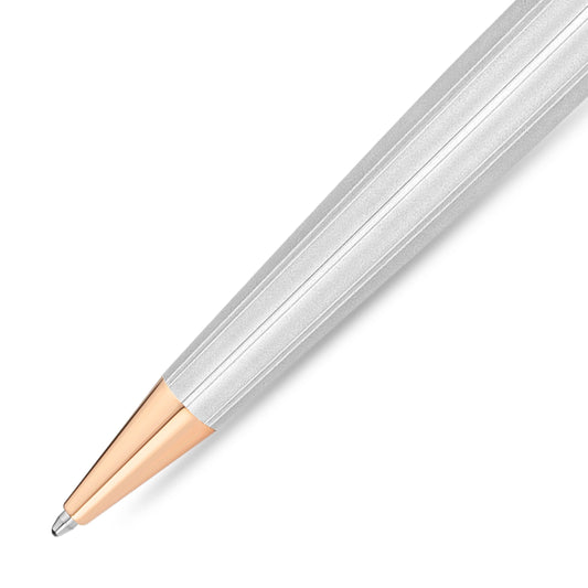 Cerruti1881 Ballpoint Pen Silver & Rose Gold - NSS221001A