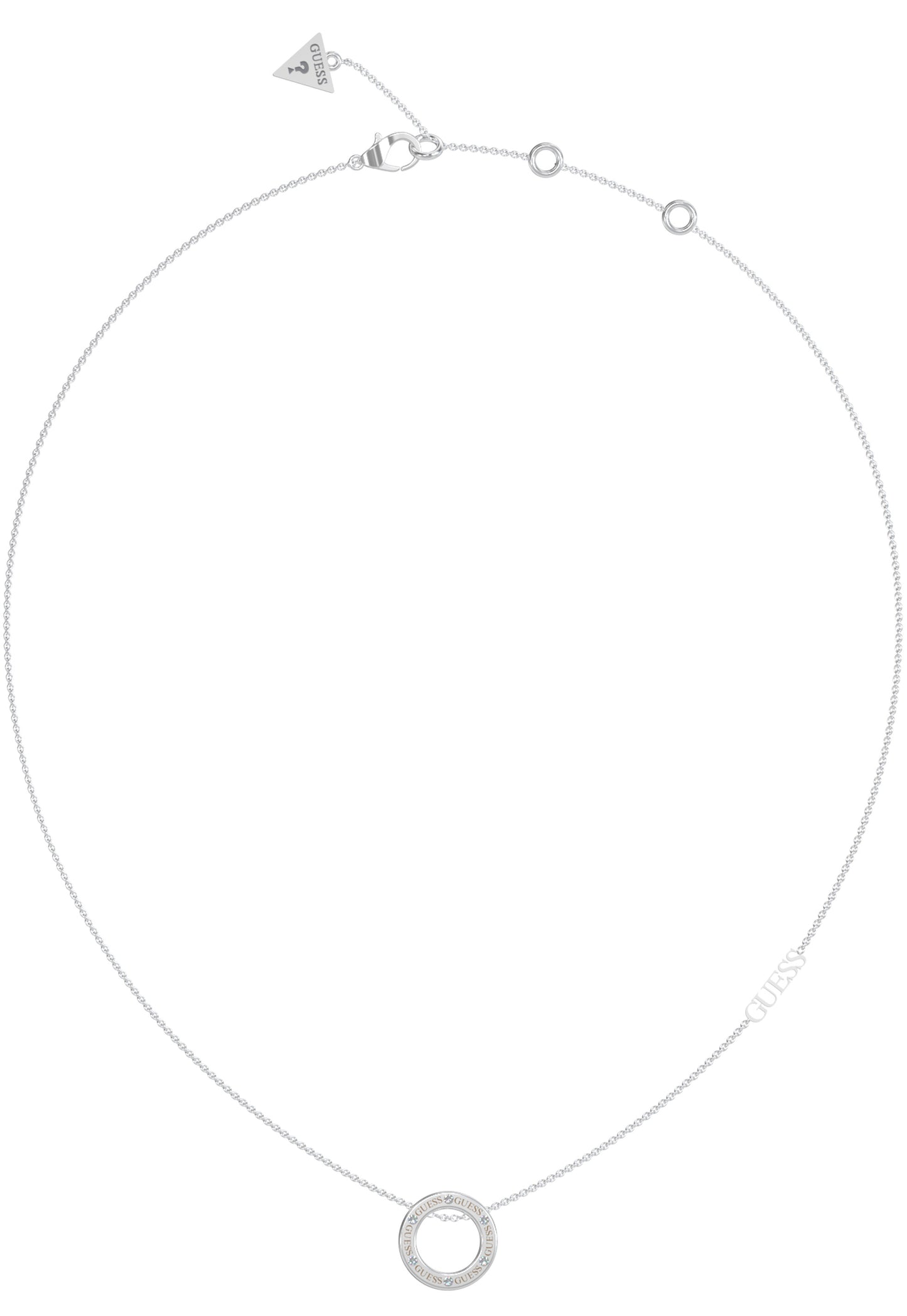 Guess Jewelry - Ladies Necklace JUBN03168JWRHT/U silver Color