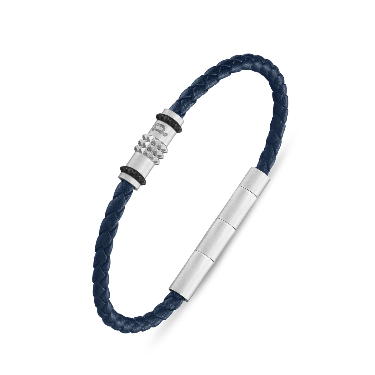PE RYDER SS BLACK PYRAMID PATTERN BLUE LEA BRT PEAGB0036203