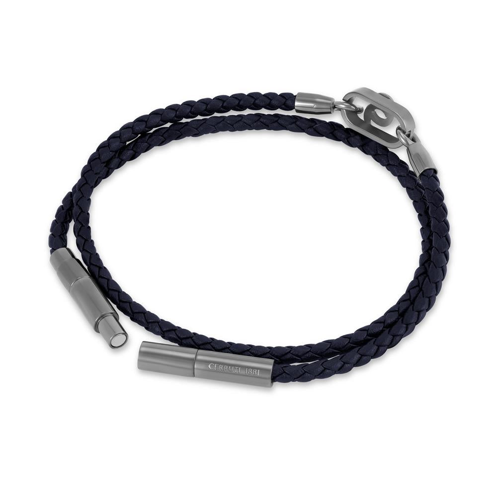 Cerruti 1881 Blue Double Wrap Bracelet CIAGB0015402